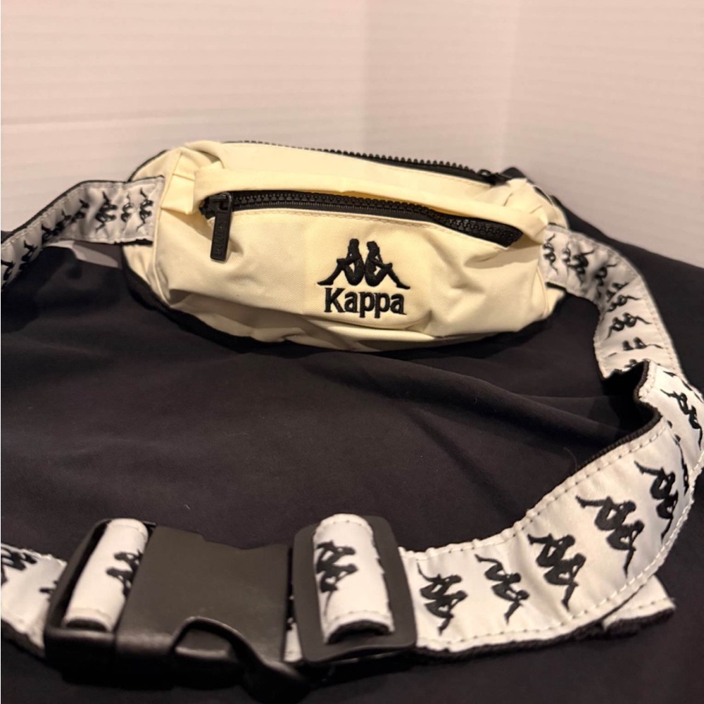 Kappa 222 Banda Anais Fanny Pack Belt Bag Cream Off-White